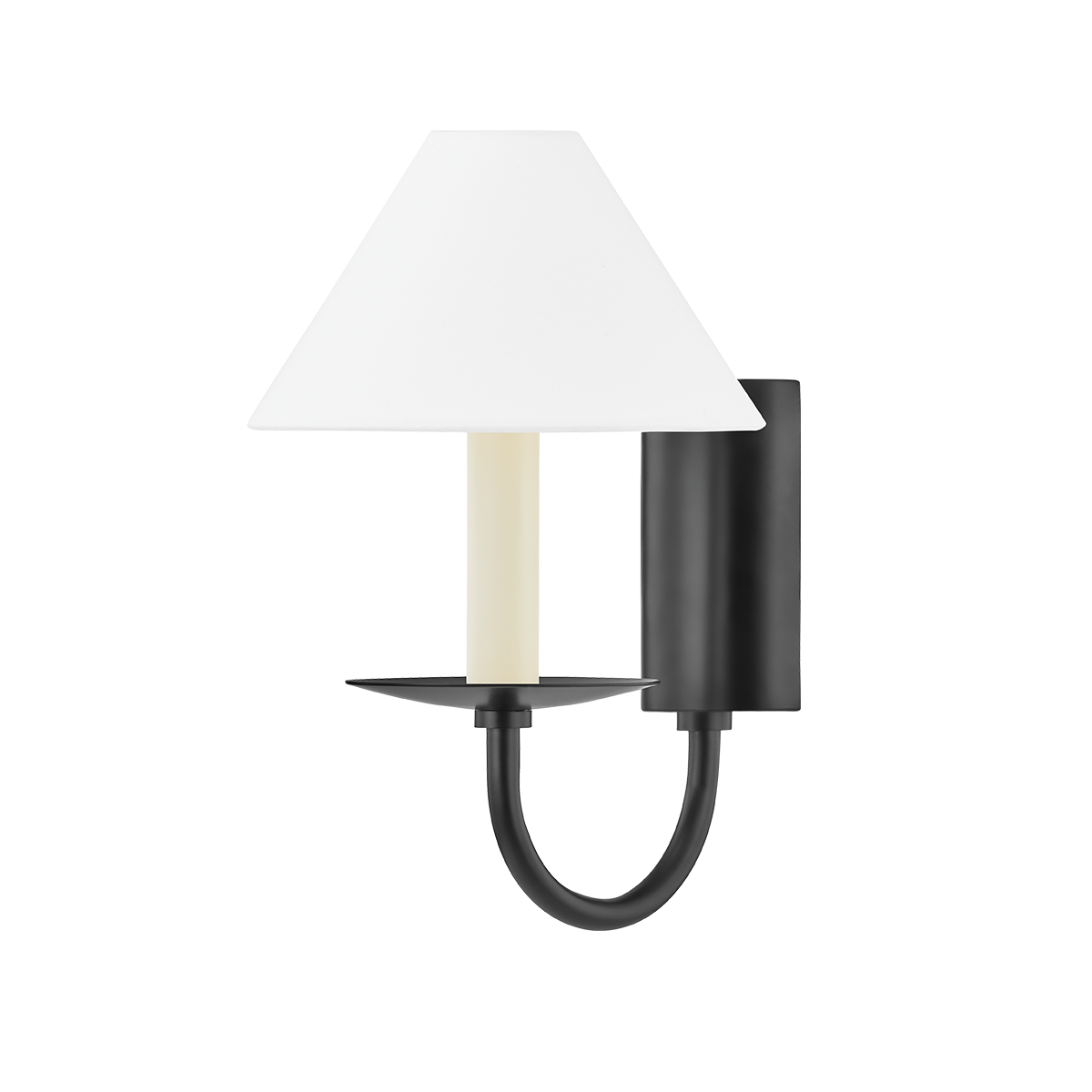 Lenore 1 Light Wall Sconce-Mitzi-HVL-H464101-SBK-Outdoor Wall SconcesSoft Black-2-France and Son