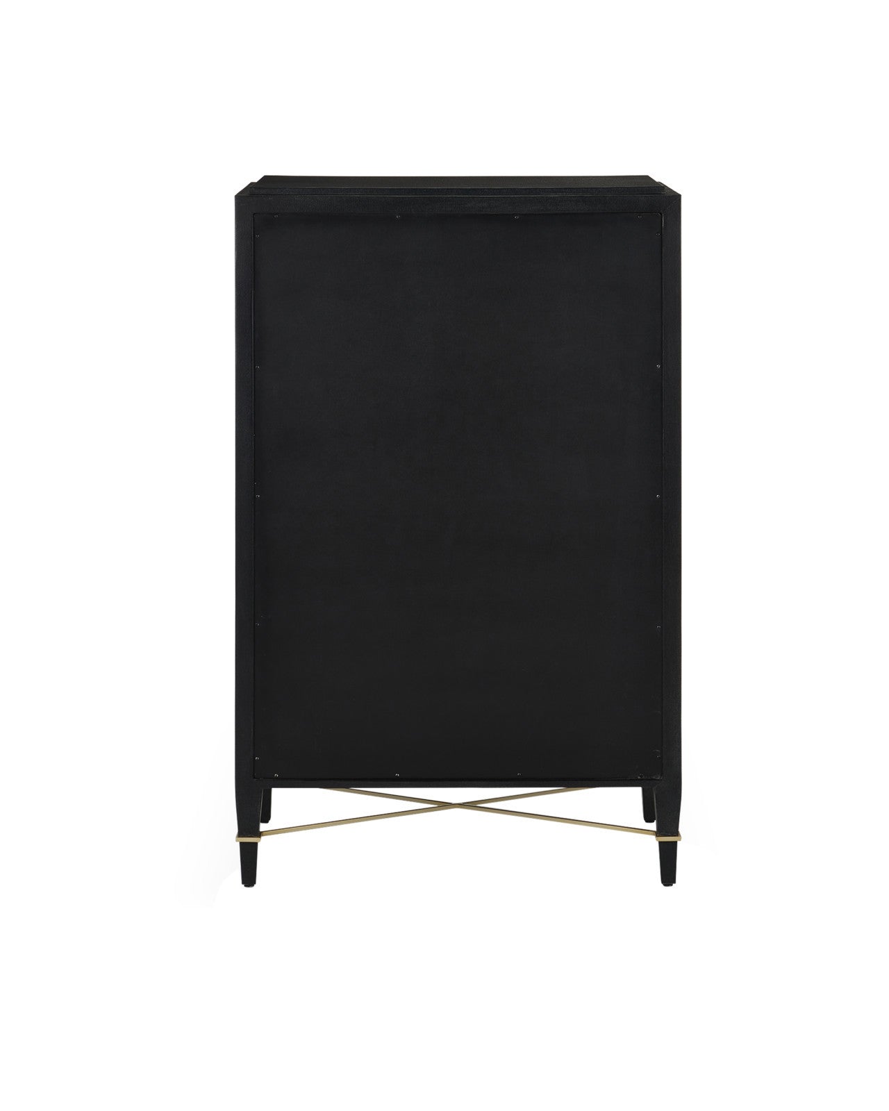 Verona Black Five-Drawer Chest