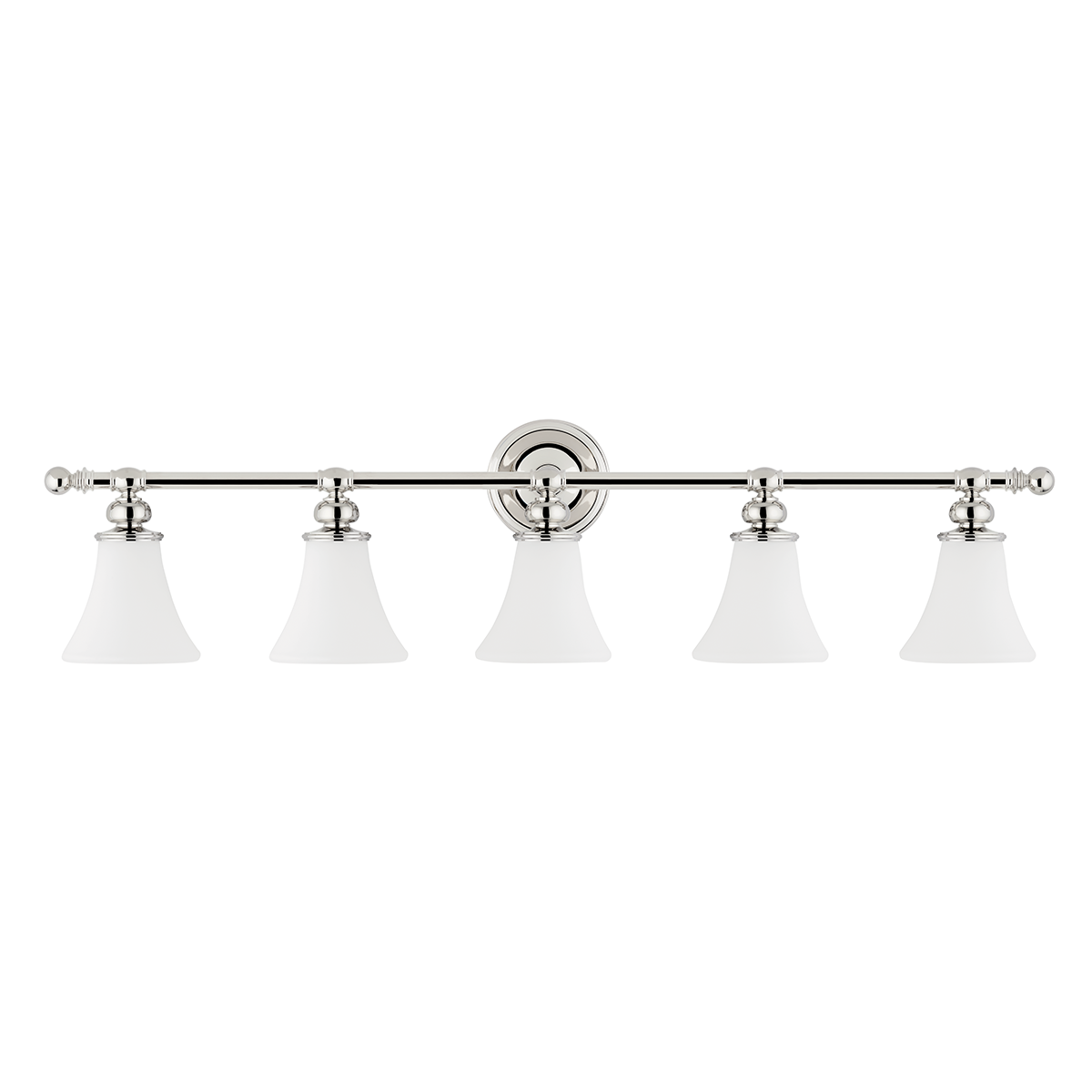 Weston 5 Light Bath Bracket-Hudson Valley-HVL-4505-PN-Bathroom LightingPolished Nickel-1-France and Son