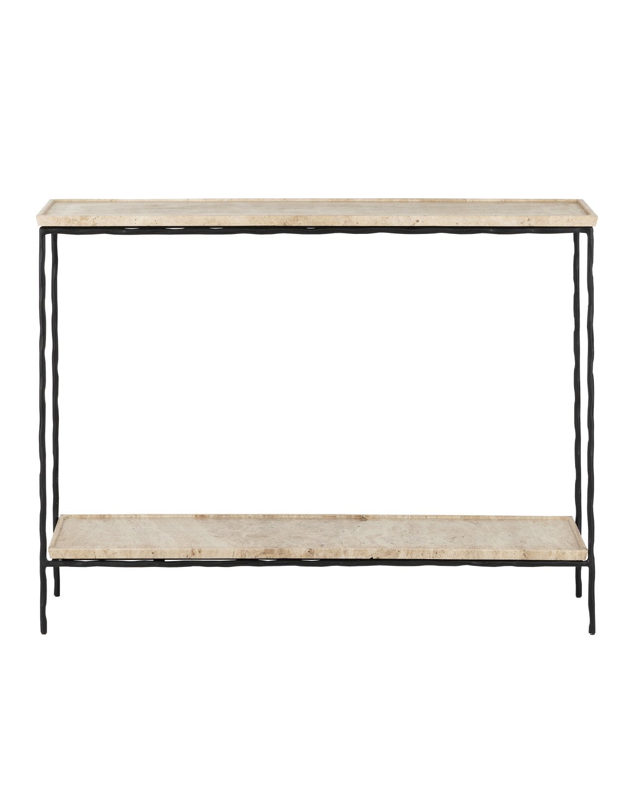 Boyles Travertine Console Table