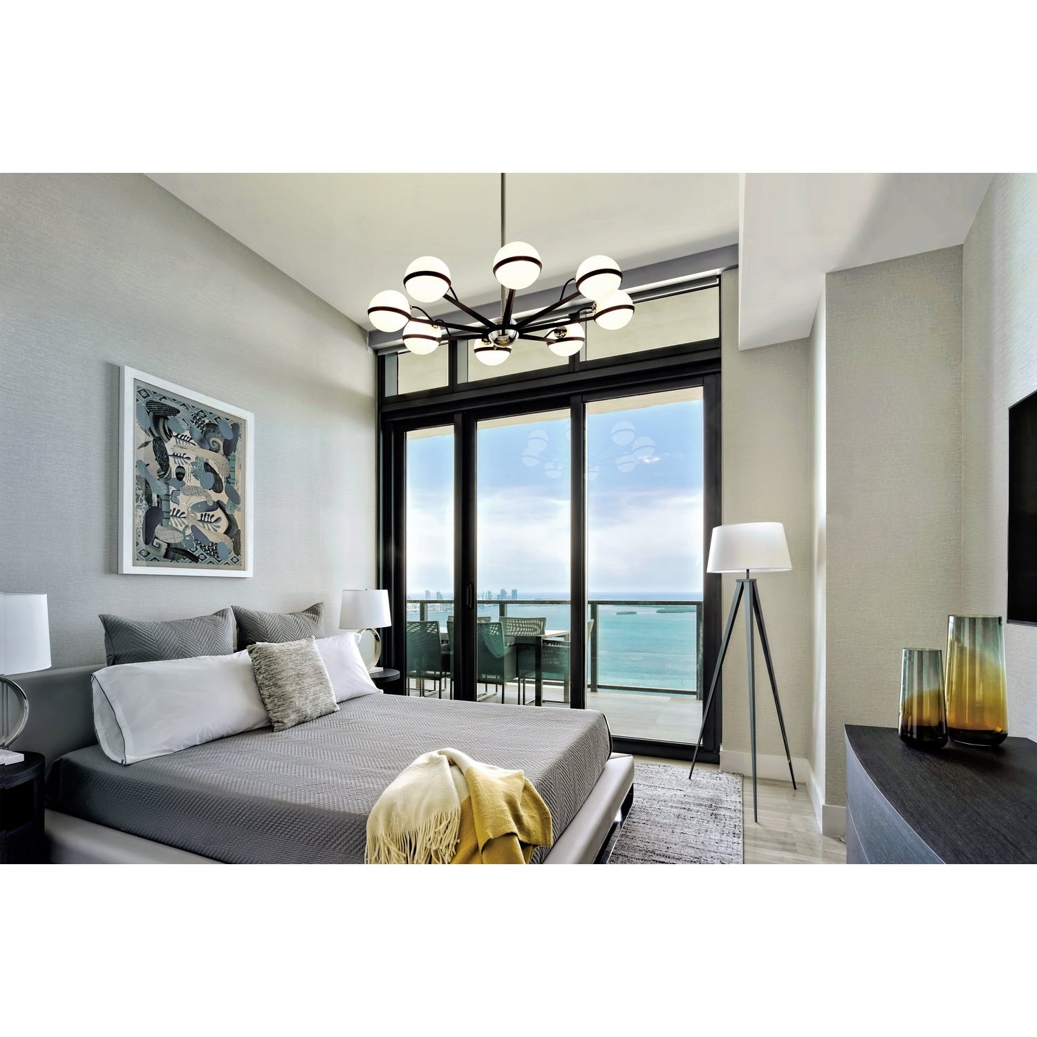 Ace 8 Light Chandelier-Troy Lighting-TROY-F7164-Chandeliers-2-France and Son