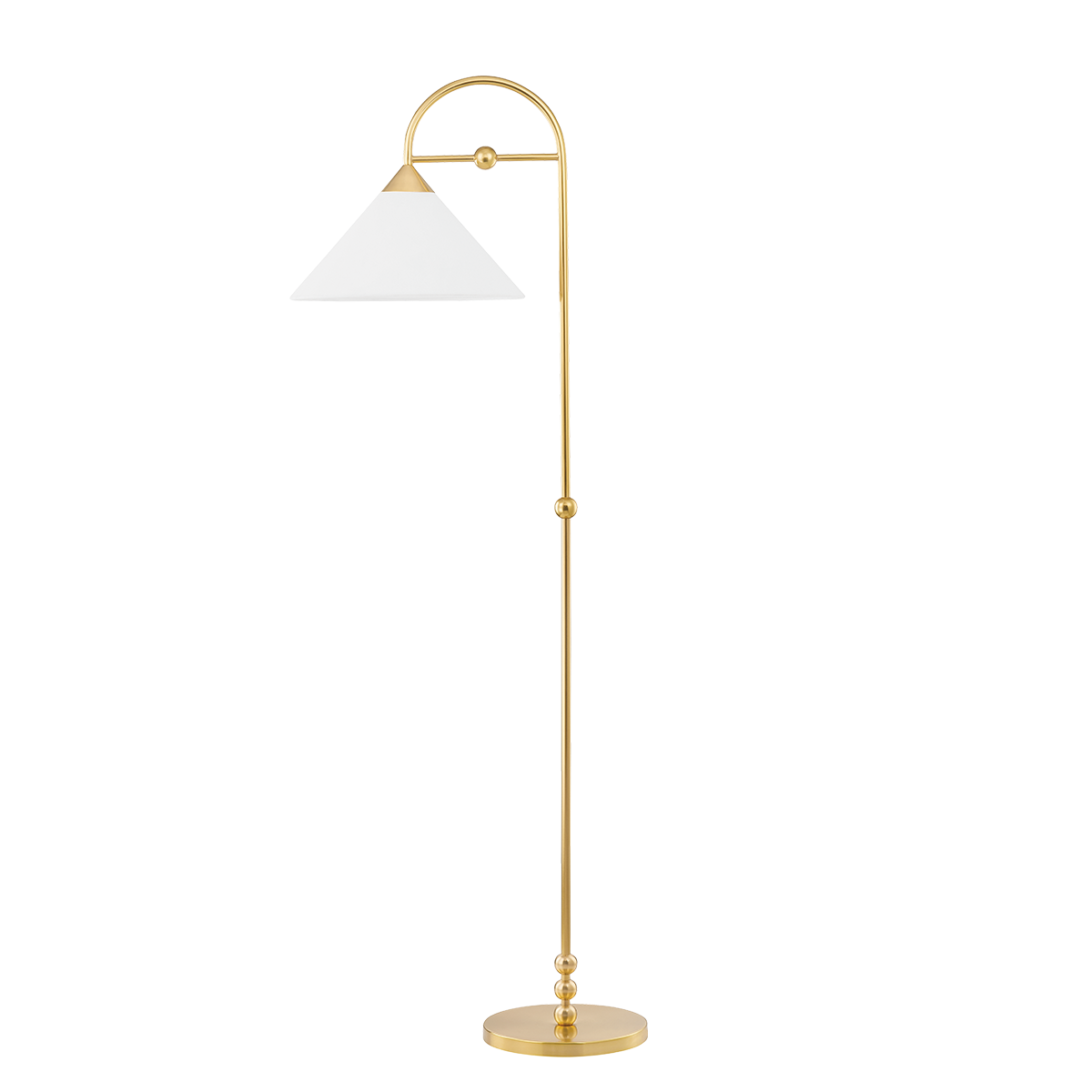 Sang 1 Light Floor Lamp-Mitzi-HVL-HL682401-AGB-Floor Lamps-1-France and Son