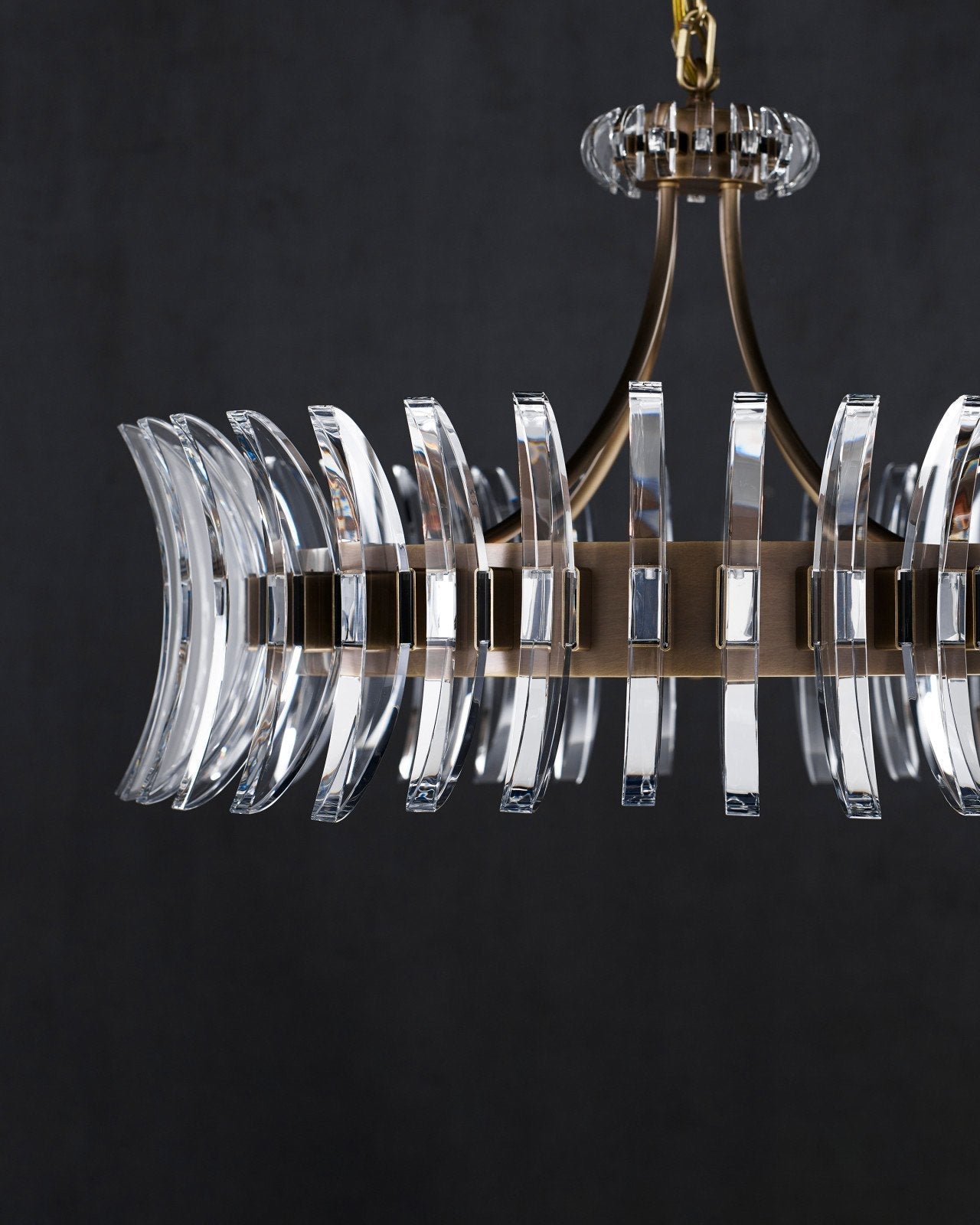 Coquette Brass Chandelier