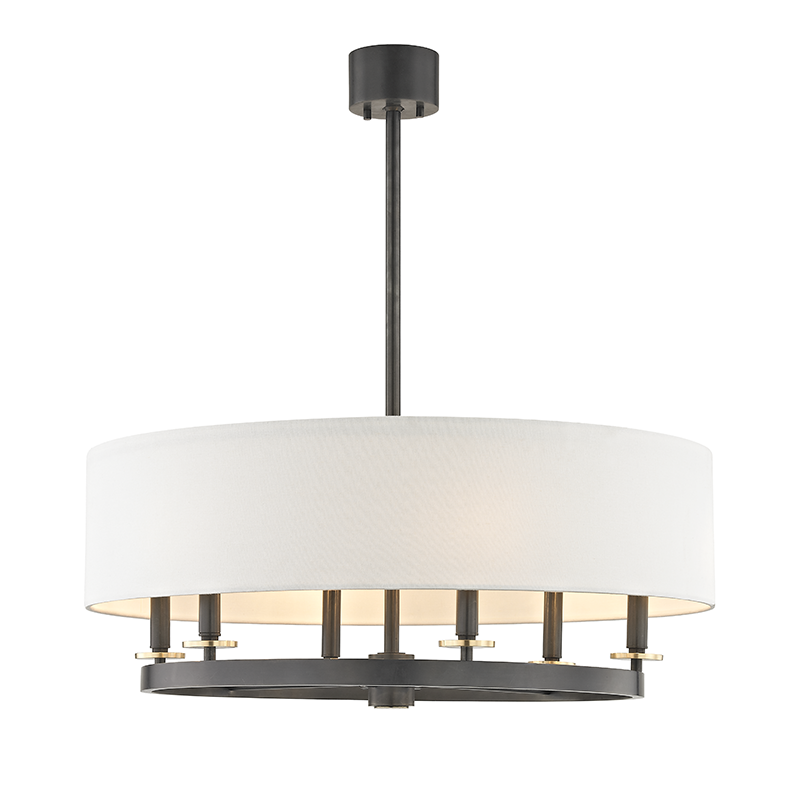 Durham 6 Light Pendant-Hudson Valley-HVL-6530-AOB-PendantsAged Old Bronze-2-France and Son