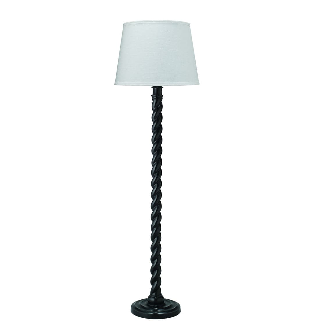 Barley Twist Floor Lamp-Jamie Young-JAMIEYO-1BARL-FLBK-Floor Lamps-1-France and Son