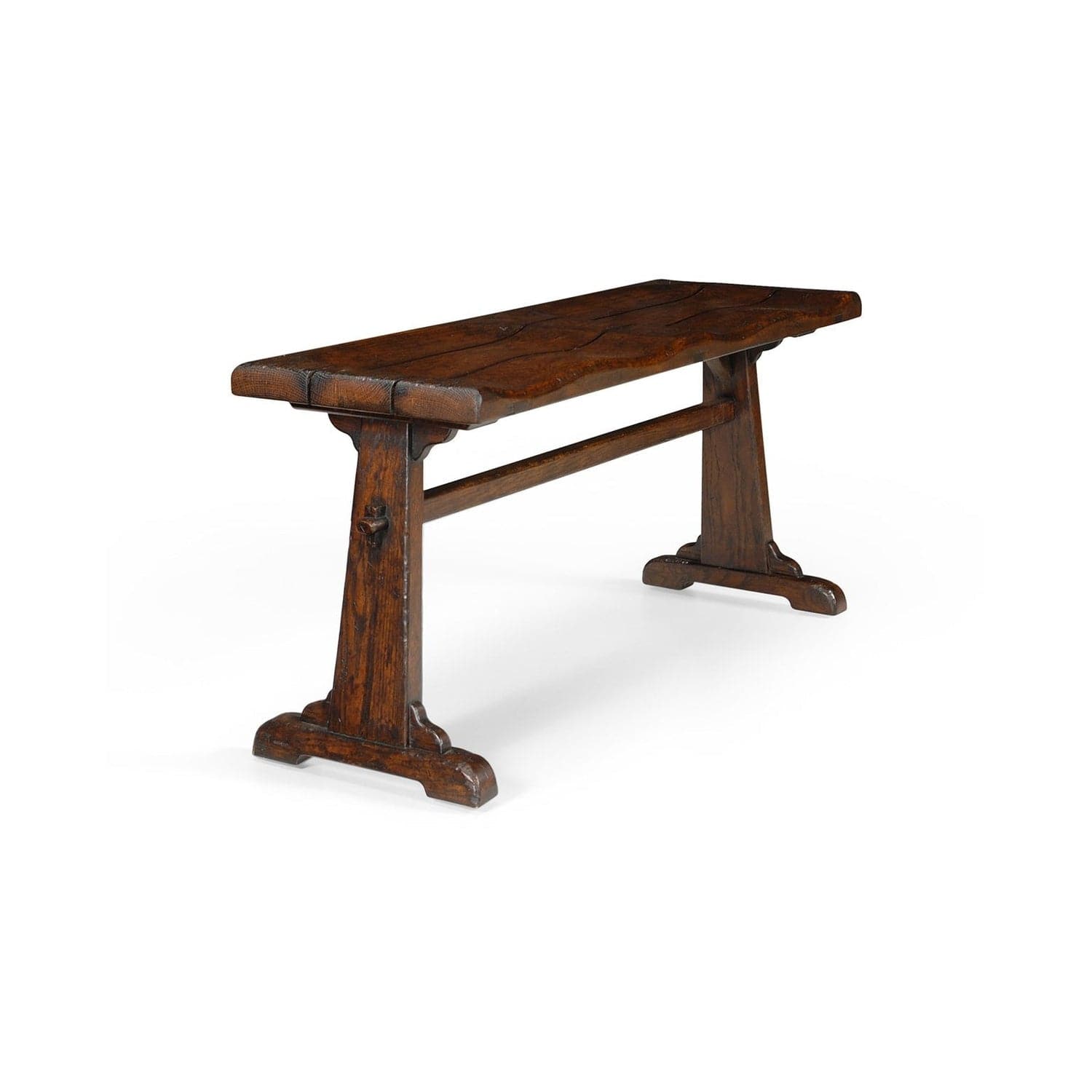 Dark Oak Tavern Dining Bench-Jonathan Charles-JCHARLES-494441-TDO-Benches-2-France and Son