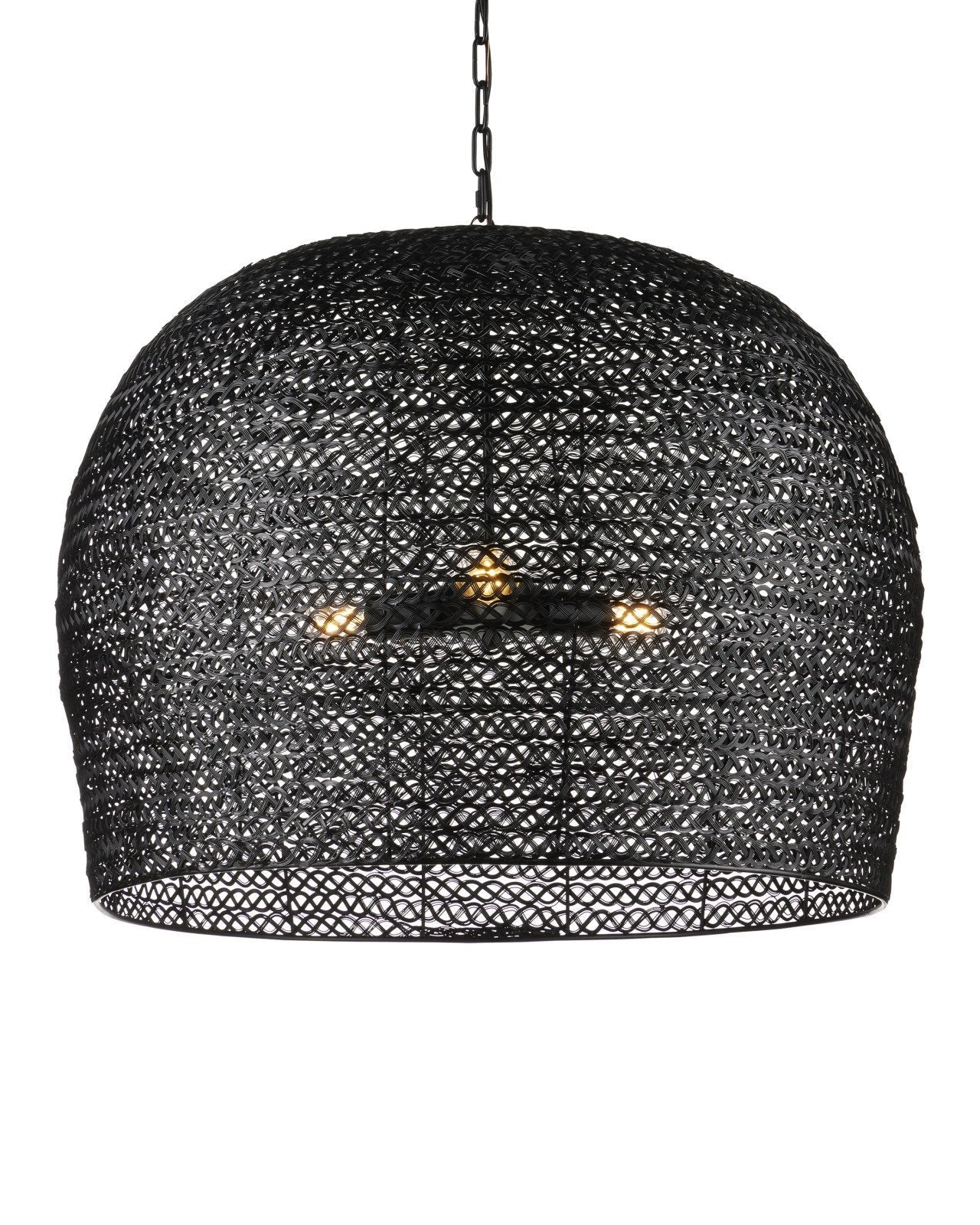 Piero Large Black Chandelier