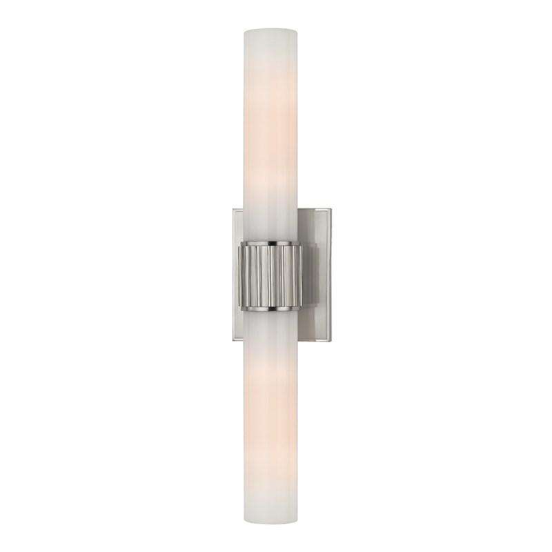 Fulton 2 Light Bath Bracket-Hudson Valley-HVL-1822-PN-Bathroom LightingPolished Nickel-2-France and Son