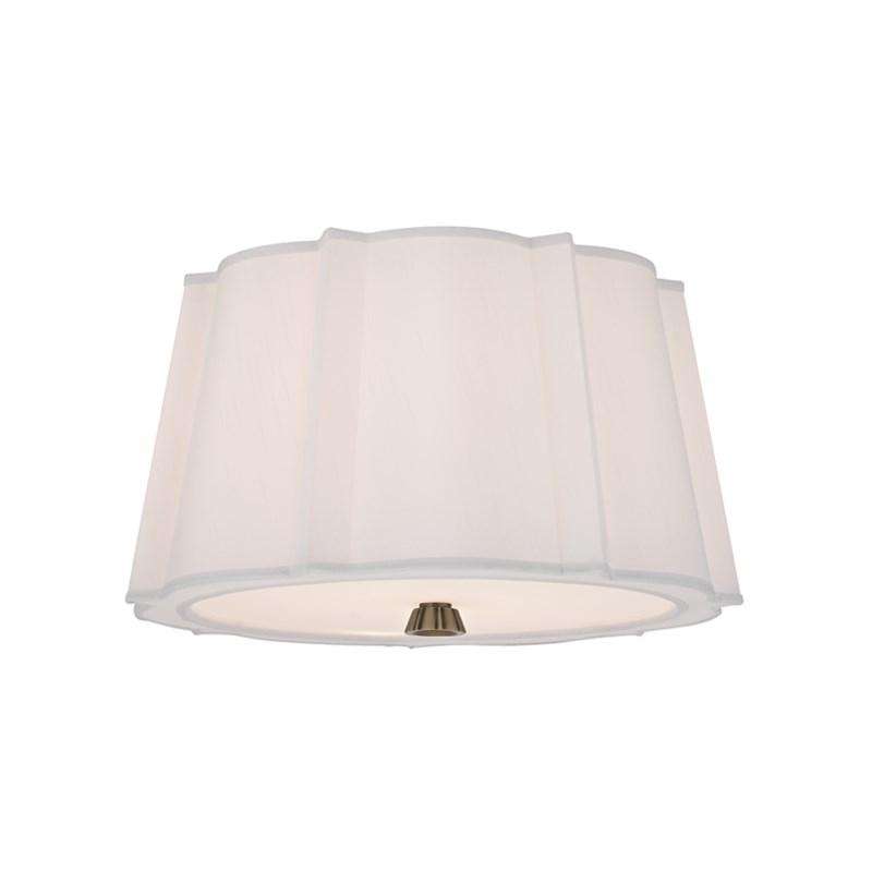 Humphrey 2 Light Semi Flush-Hudson Valley-HVL-4817-AGB-Flush MountsAged Brass-1-France and Son