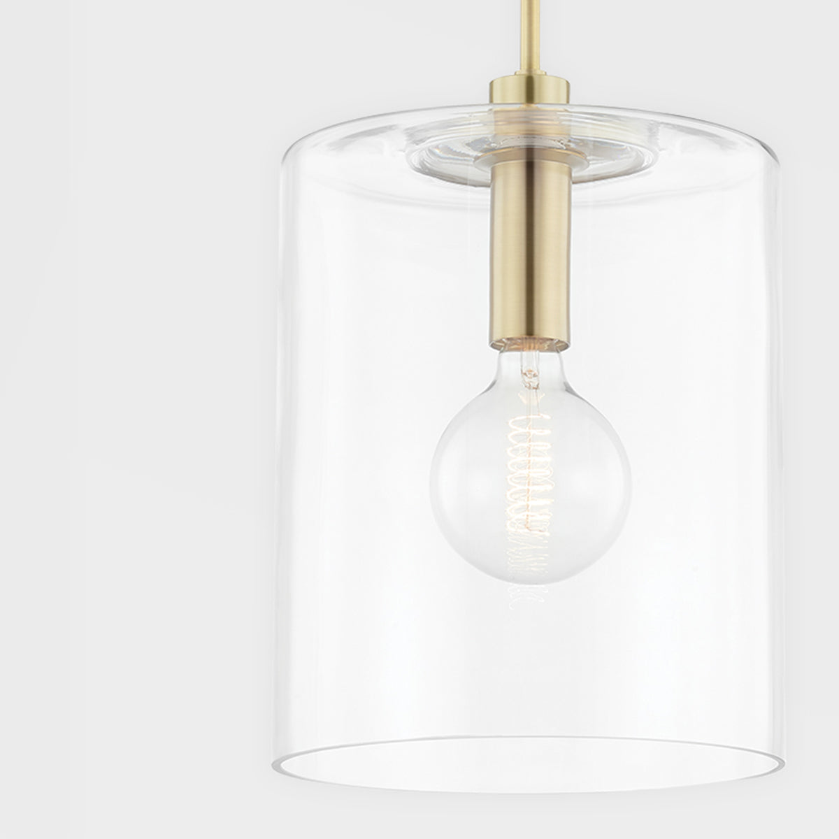 Neko 1 Light Large Pendant-Mitzi-HVL-H108701L-AGB-PendantsAged Brass-4-France and Son