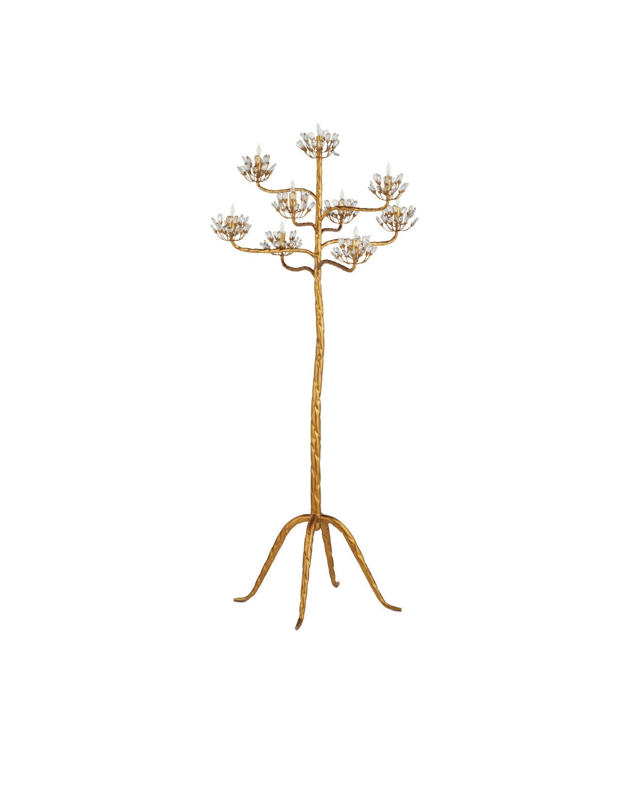 Agave Americana Gold Floor Lamp