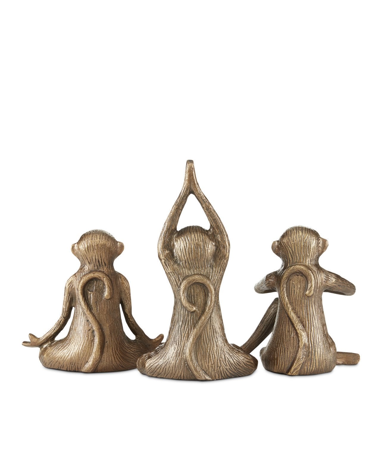 Zen Brass Monkey Set of 3