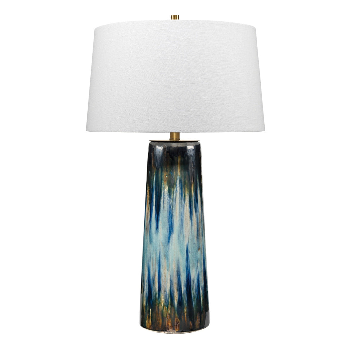 Brushstroke Table Lamp-Jamie Young-JAMIEYO-9BRUSHAQBL-Table Lamps-1-France and Son