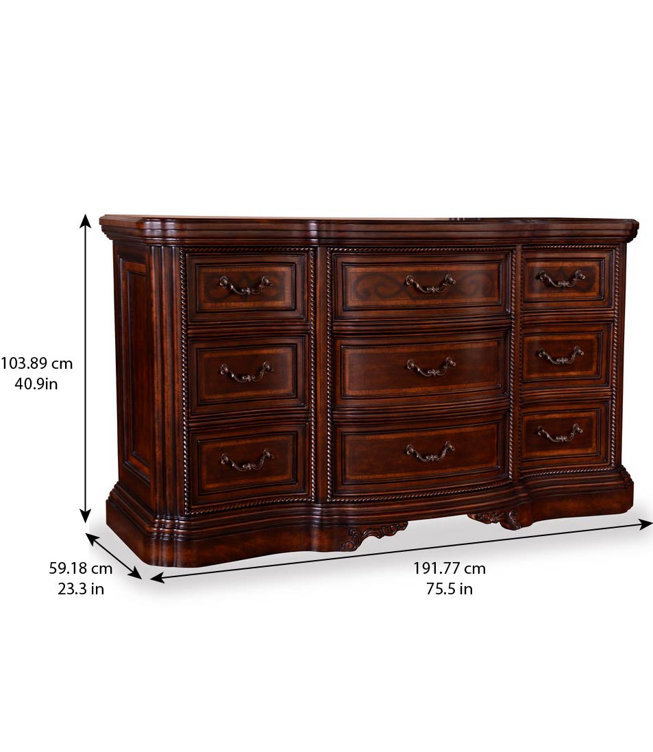 Valencia Dresser - Brown