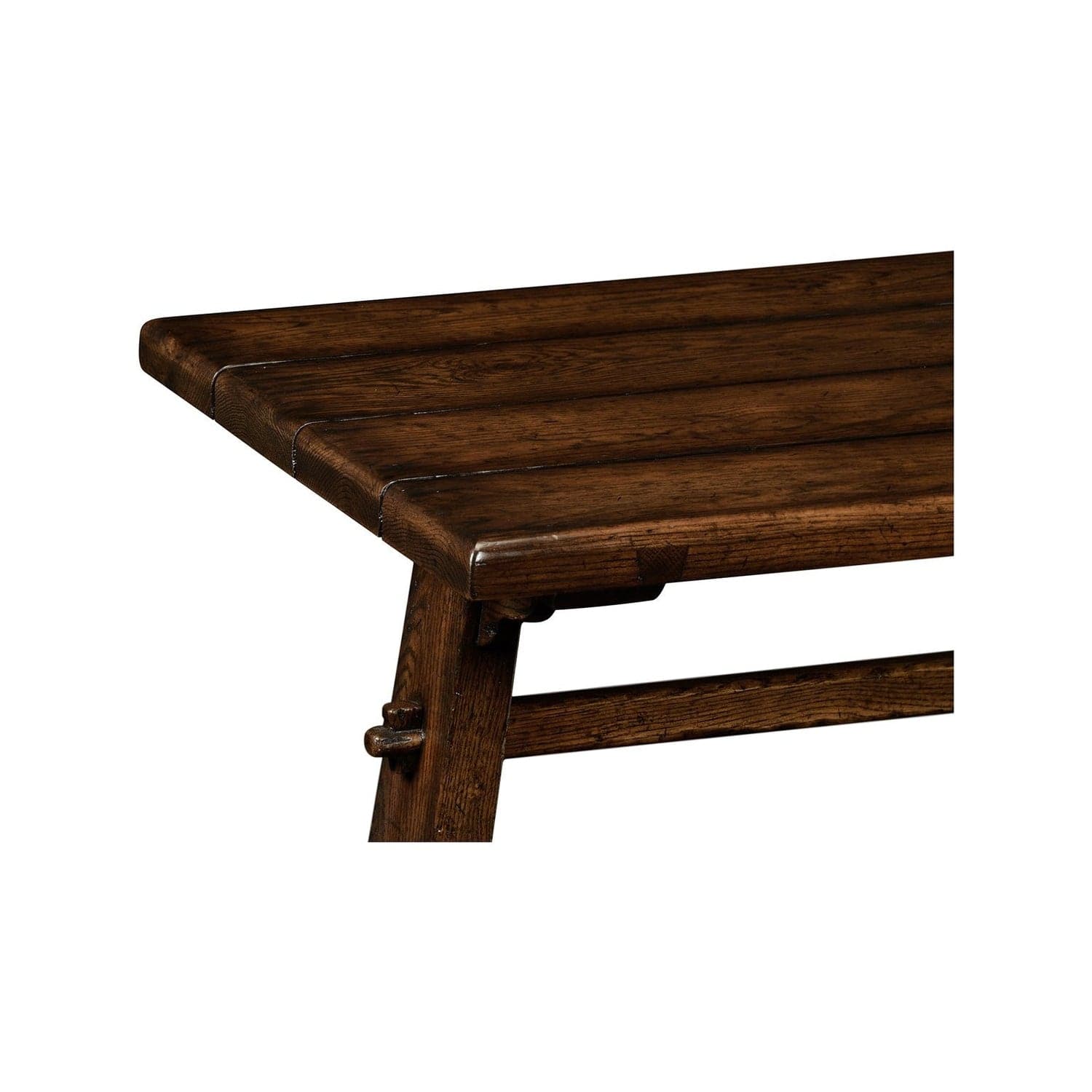 Dark Oak Tavern Dining Table-Jonathan Charles-JCHARLES-494440-52L-TDO-Dining TablesMedium-4-France and Son