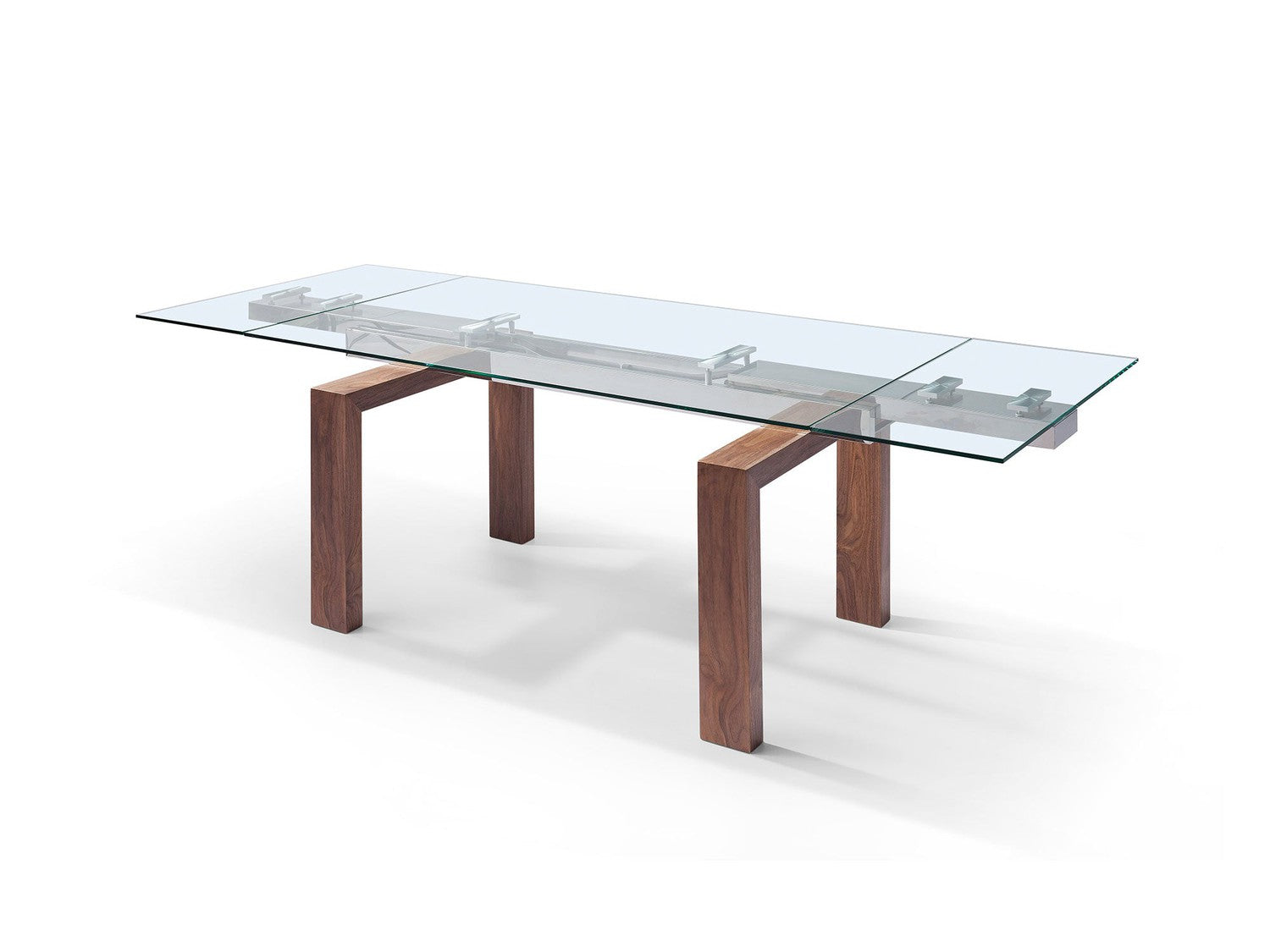 Davy Extendable Dining Table-Whiteline Modern Living-WHITELINE-DT1256-WLT-Dining Tables-4-France and Son