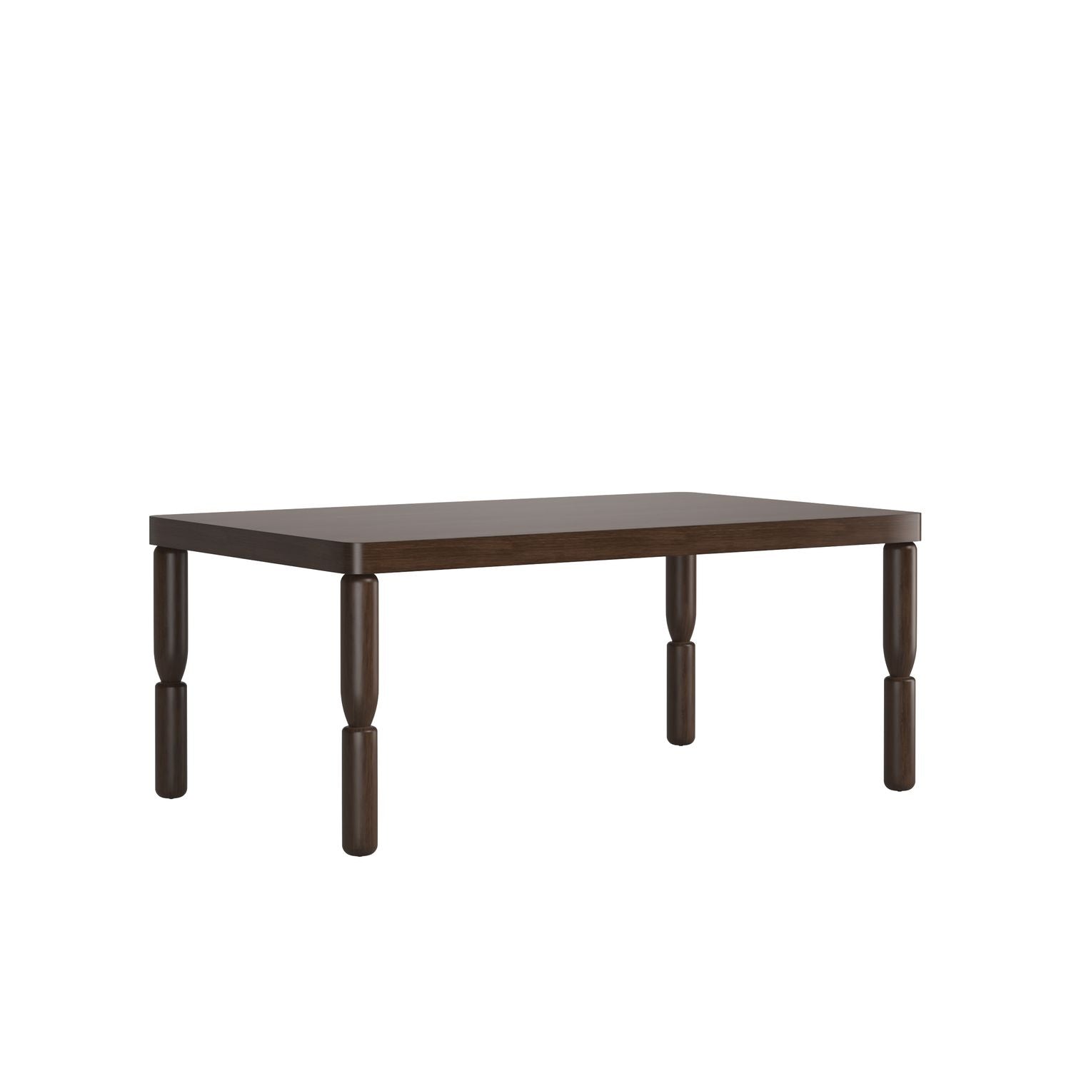 Verge Rectangular Dining Table — Handcrafted Walnut