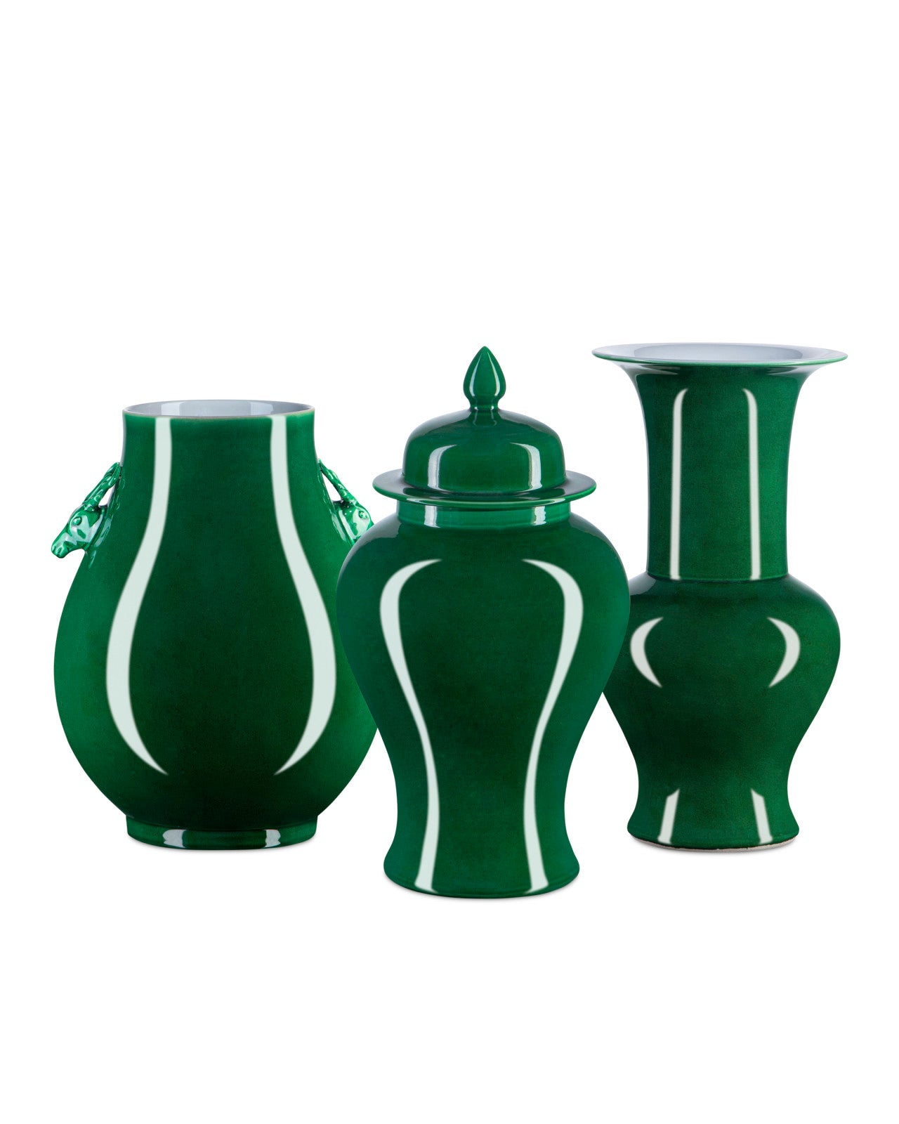 Imperial Green Corolla Vase