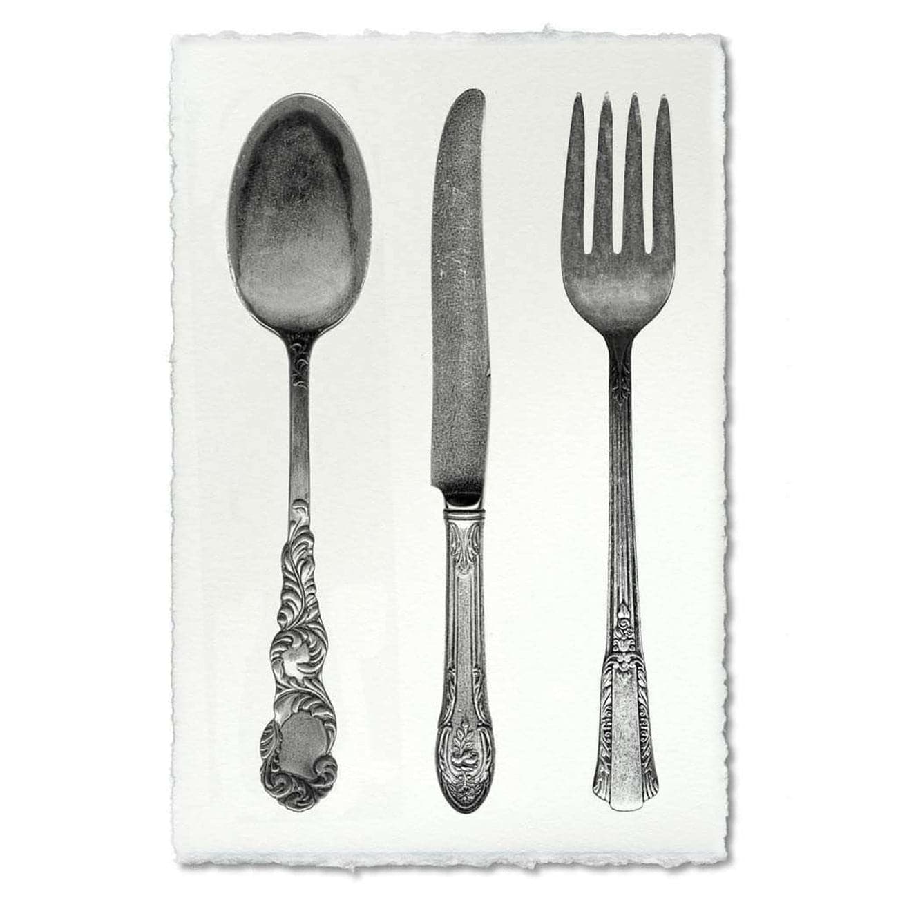 Vintage Silverware Print