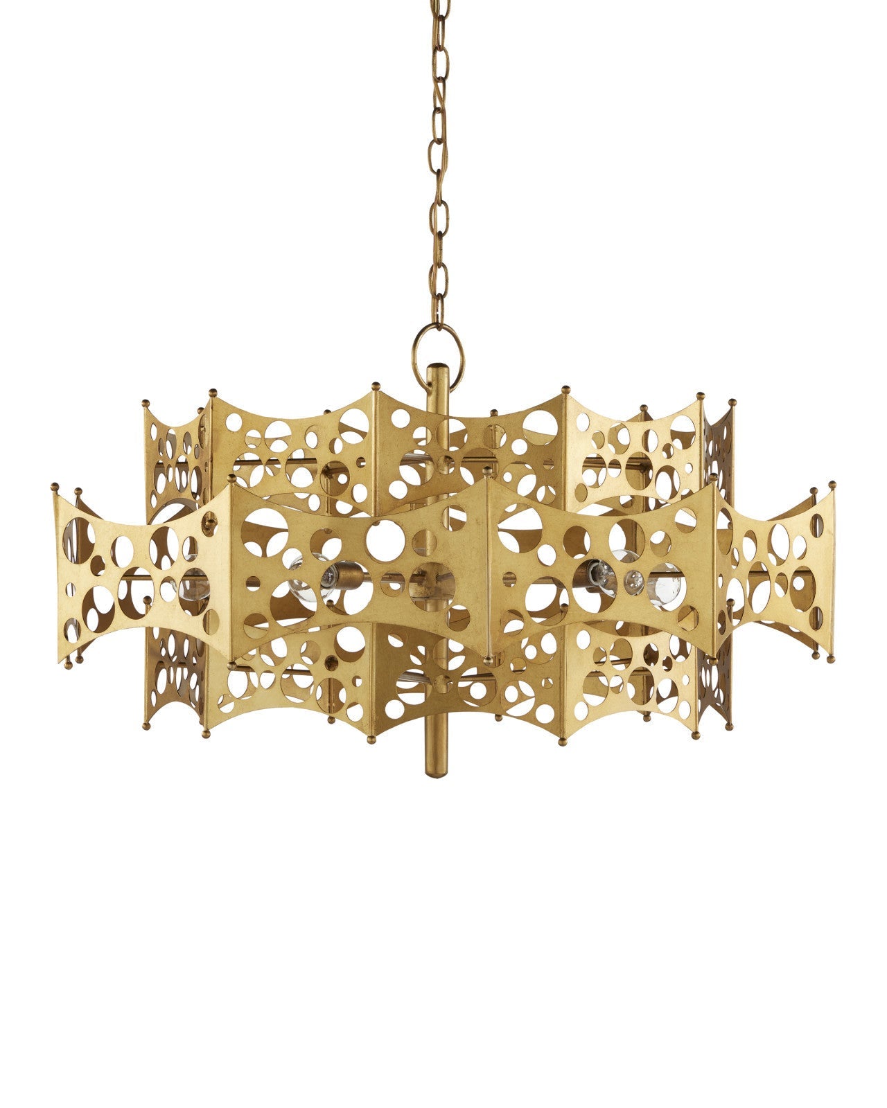 Emmental Gold Chandelier