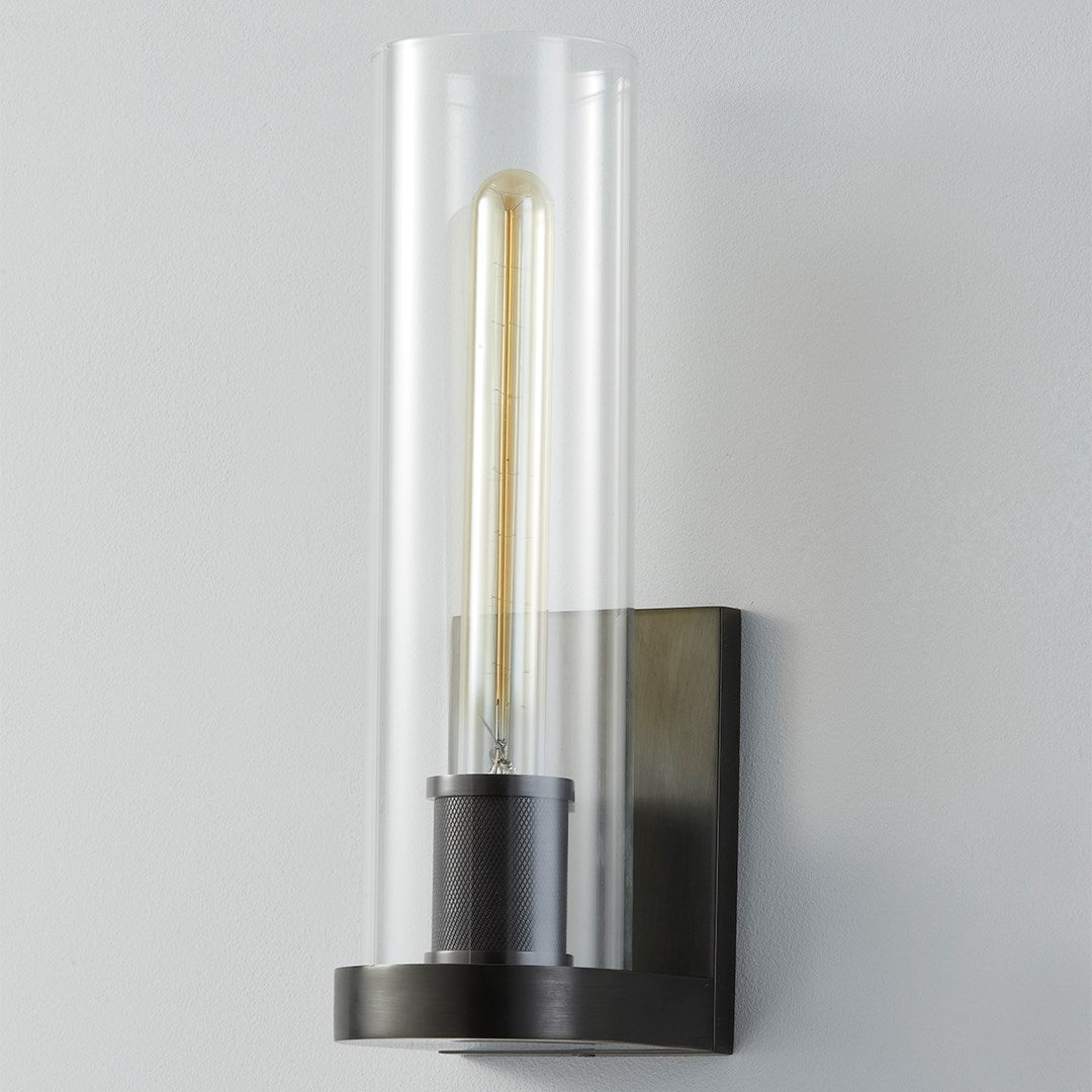 Porter 1 Light Wall Sconce-Hudson Valley-HVL-9700-AGB-Wall LightingAged Brass-4-France and Son