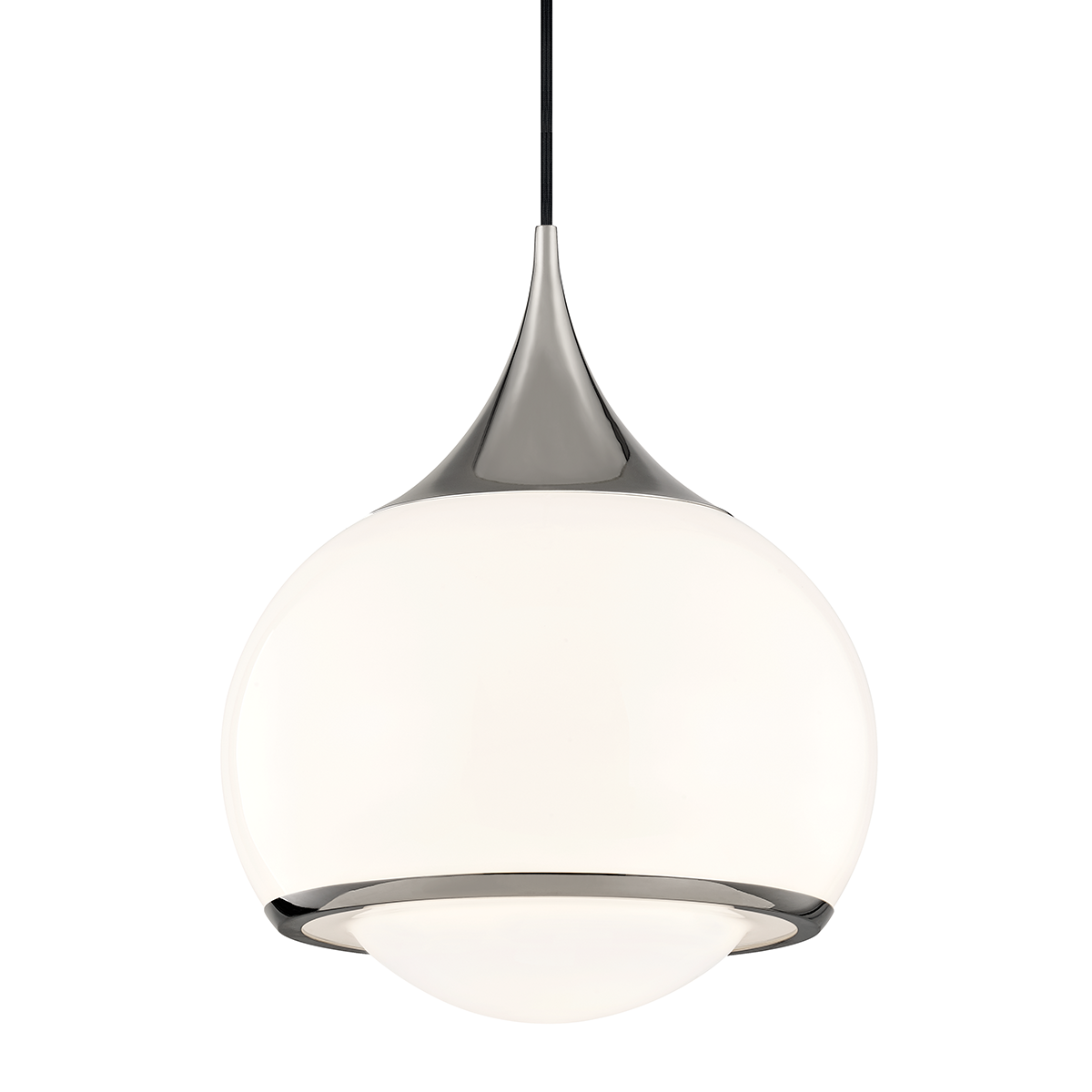 Reese 1 Light Pendant-Mitzi-HVL-H281701L-PN-PendantsPolished Nickel-Large-3-France and Son