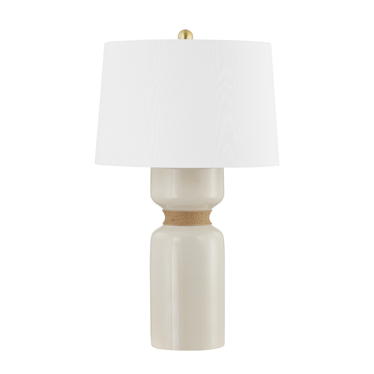 Mindy 1 Light Table Lamp-Hudson Valley-HVL-BKO1101-AGB/CIC-Table Lamps-1-France and Son