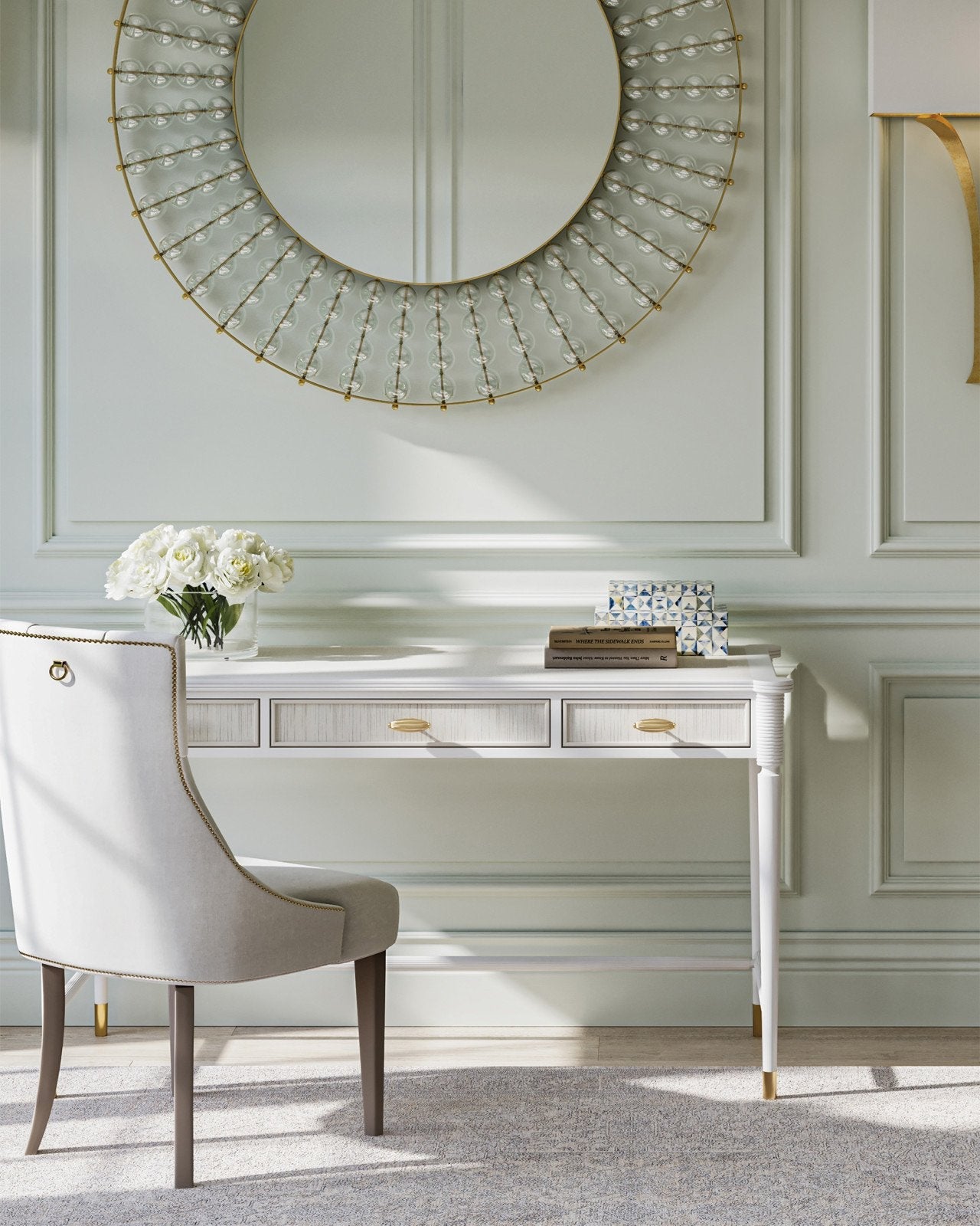 Aster White Desk
