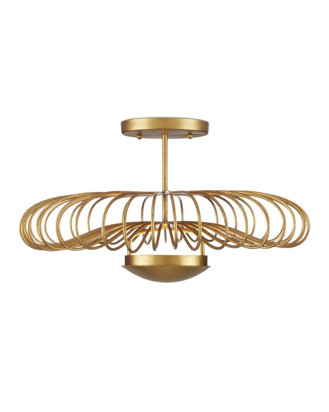 Sheereen Gold Semi-Flush Mount