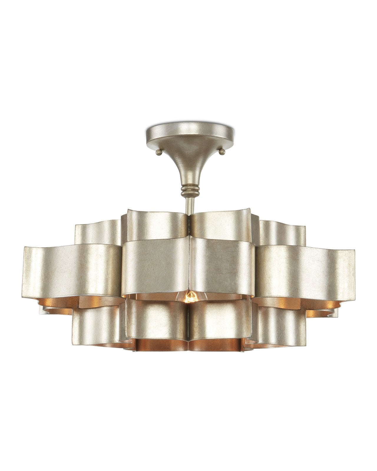 Grand Lotus Small Sliver Chandelier