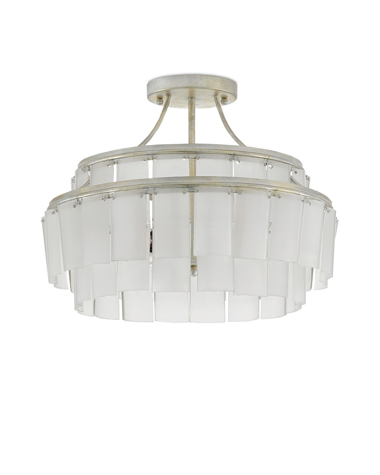 Vintner White Semi-Flush Mount