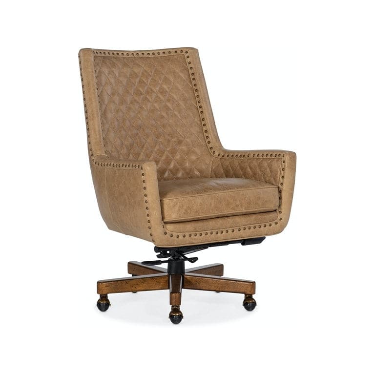 Kent Executive Swivel Tilt Chair-Hooker-HOOKER-EC206-081-Task ChairsMedium Wood-2-France and Son