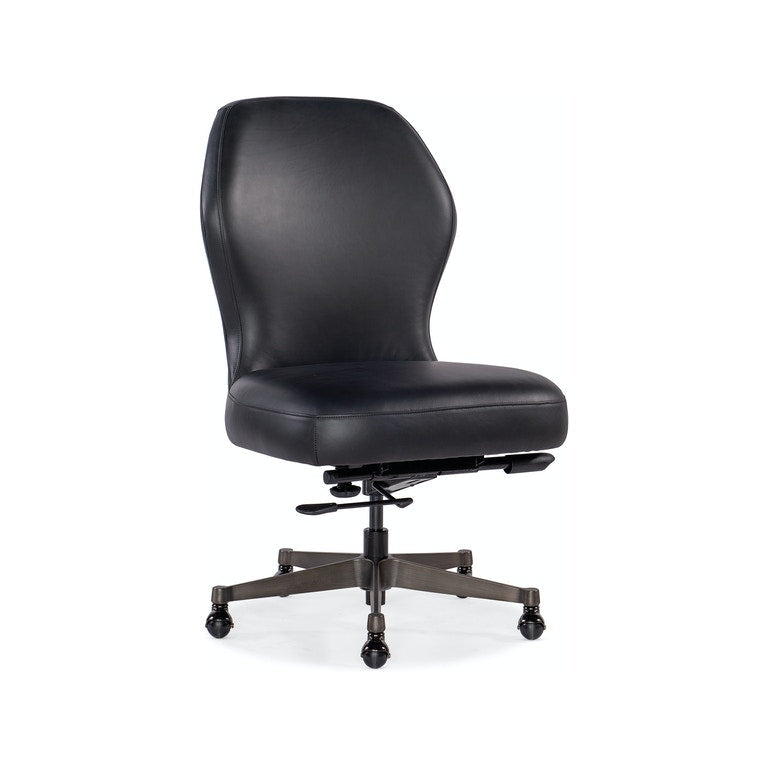 Executive Swivel Tilt Chair-Hooker-HOOKER-EC370-099-Task ChairsBlack-1-France and Son