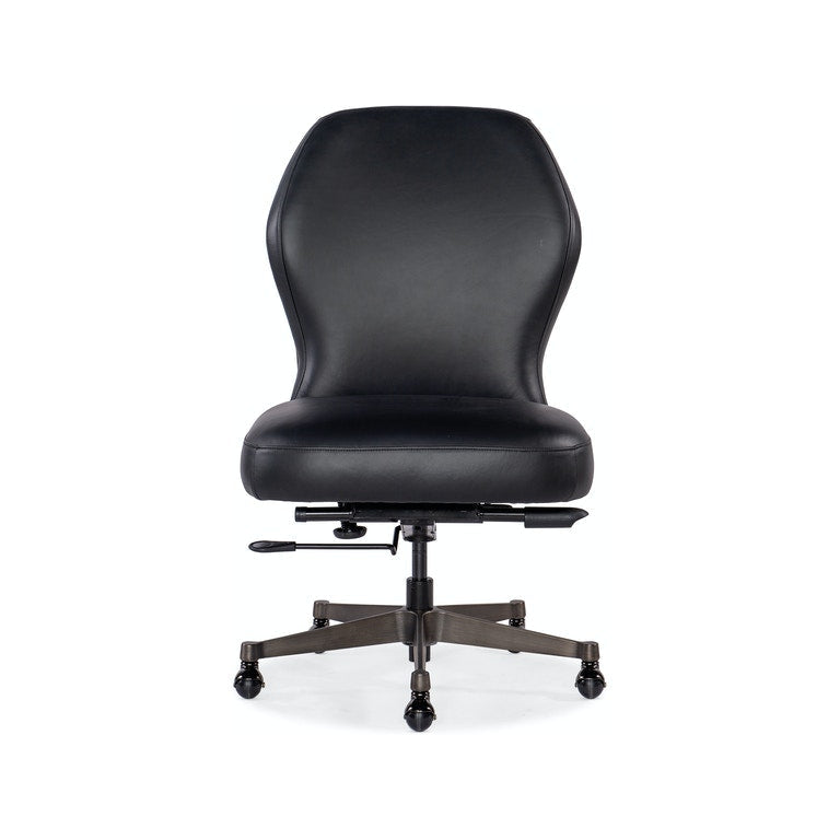 Executive Swivel Tilt Chair-Hooker-HOOKER-EC370-099-Task ChairsBlack-7-France and Son