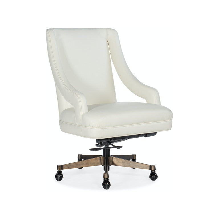 Meira Executive Swivel Tilt Chair-Hooker-HOOKER-EC414-002-Task ChairsWhite-1-France and Son