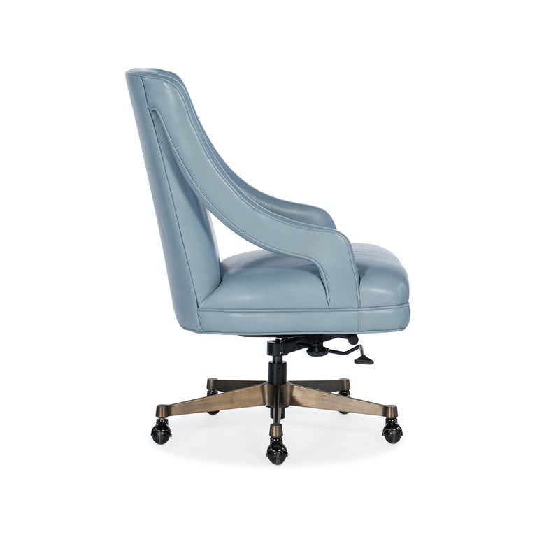 Meira Executive Swivel Tilt Chair-Hooker-HOOKER-EC414-002-Task ChairsWhite-6-France and Son