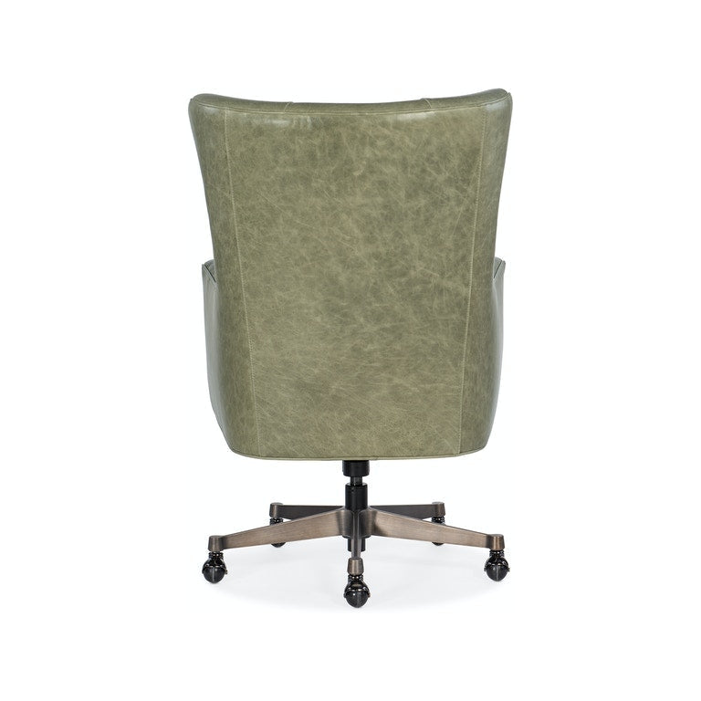 Brinley Executive Swivel Tilt Chair-Hooker-HOOKER-EC466-031-Task ChairsGreen-3-France and Son