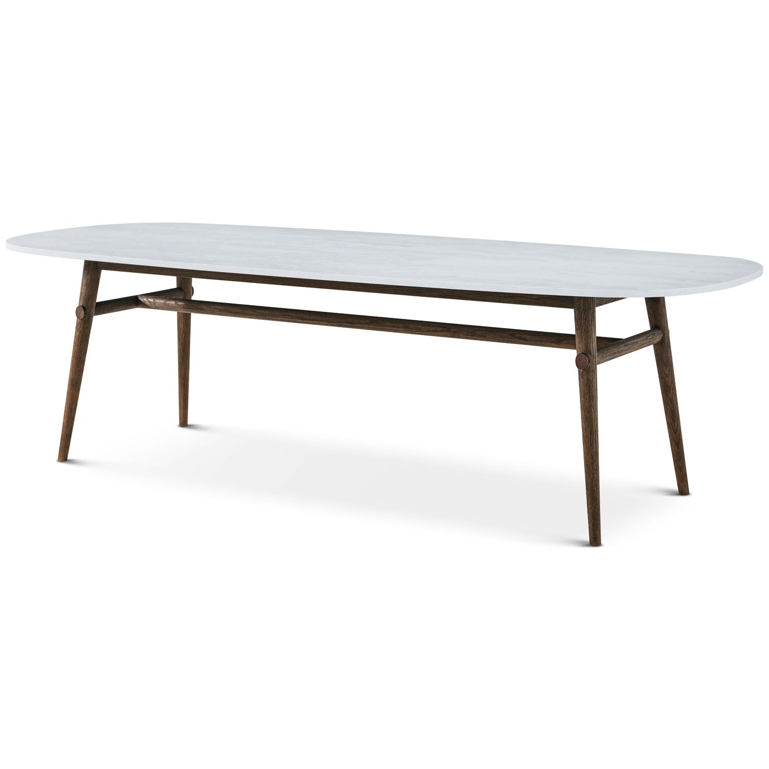 Madrid Quartz Oval Dining Table