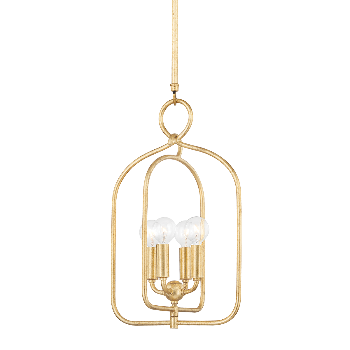 Mallory 4 Light Small Pendant-Mitzi-HVL-H512701S-GL-PendantsGold Leaf-4-France and Son