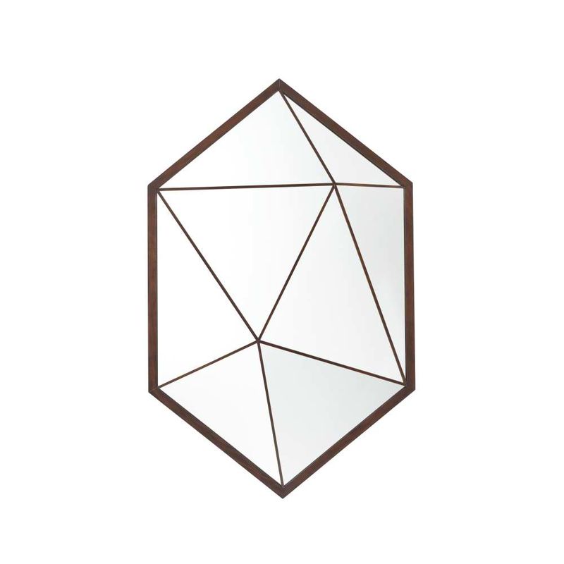 Vlad Hexagonal Wall Mirror-Theodore Alexander-THEO-AXH31005.C105-MirrorsCambridge-1-France and Son