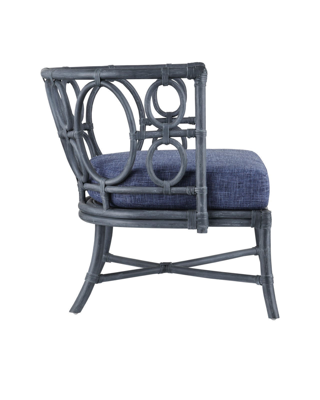 Tegal Navy Chair, Finn Indigo