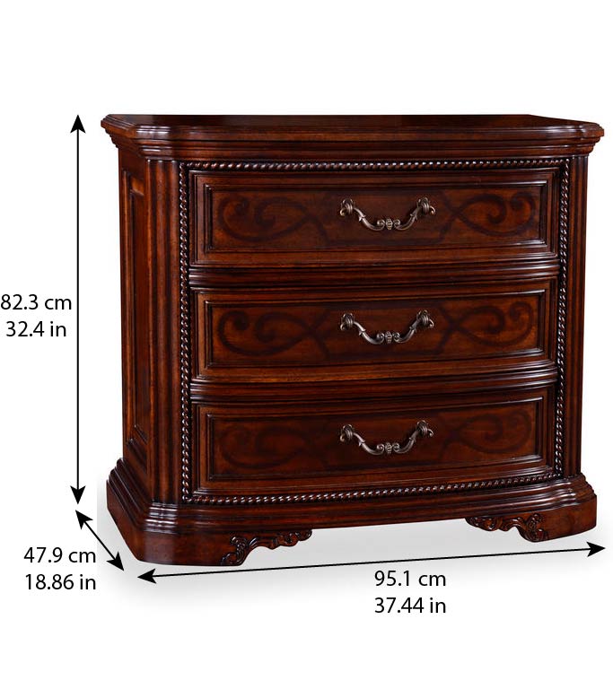 Valencia Nightstand - Brown