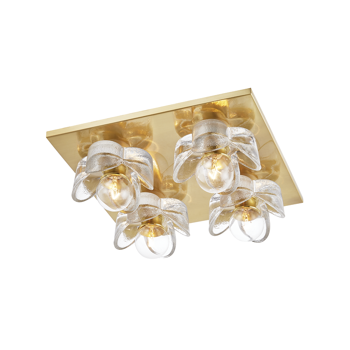Shea 4 Light Flush Mount-Mitzi-HVL-H410504-AGB-ChandeliersAged Brass-1-France and Son