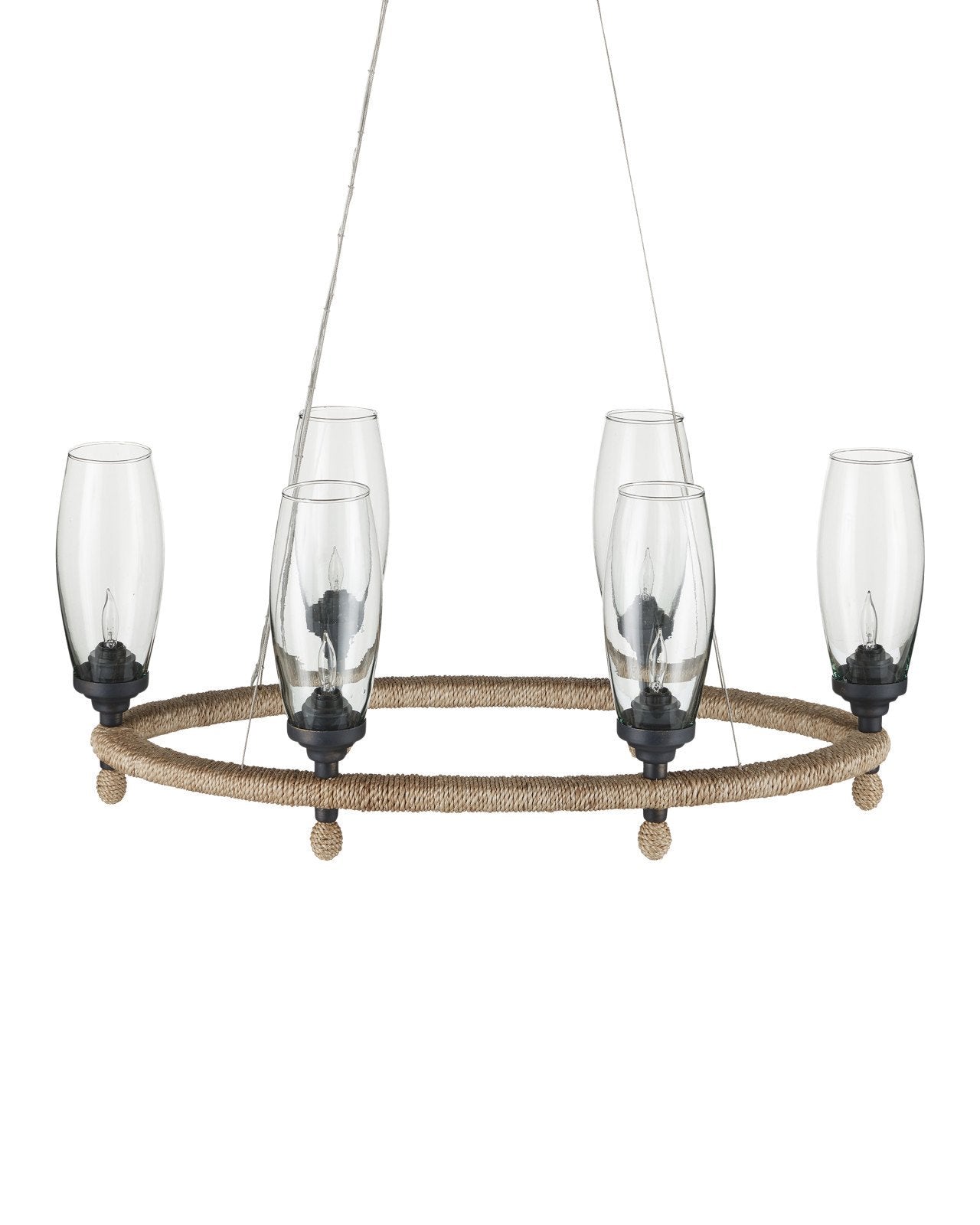 Hightider Glass Oval Chandelier