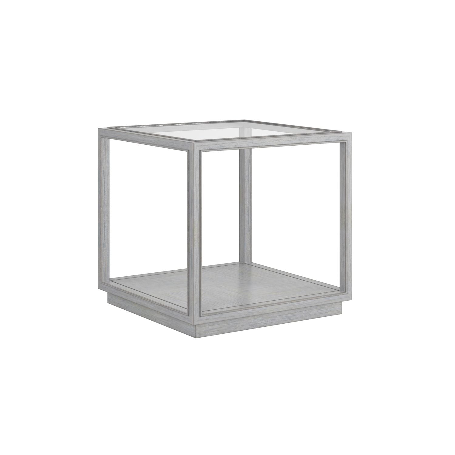 Glaze End Table Vintage Blue