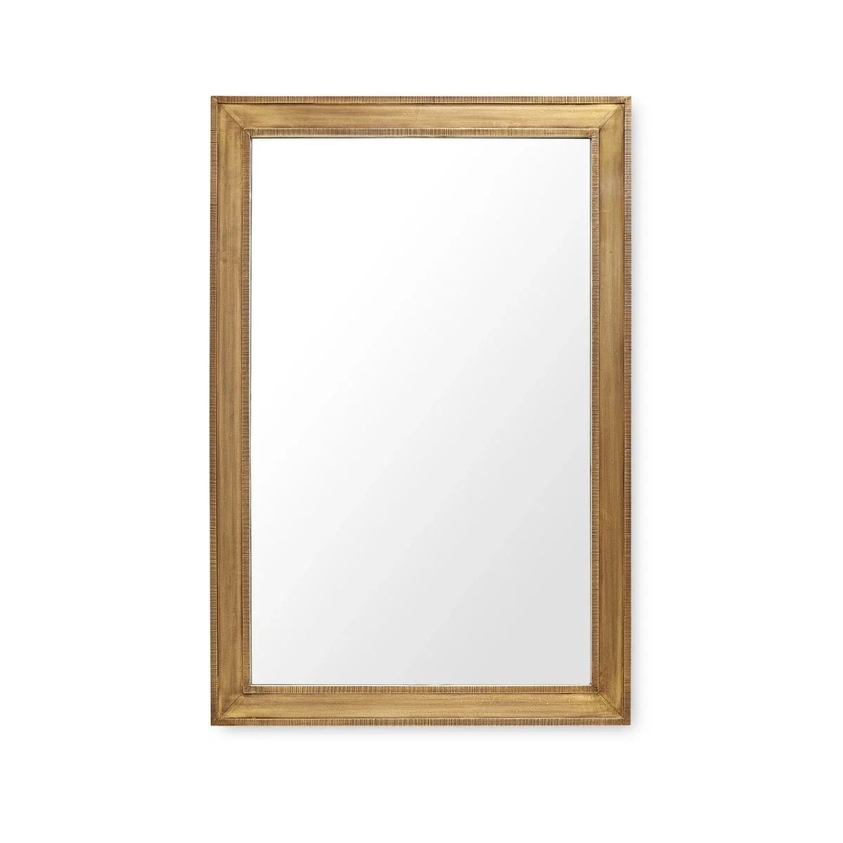 Ellen Large Mirror, Antique Brass