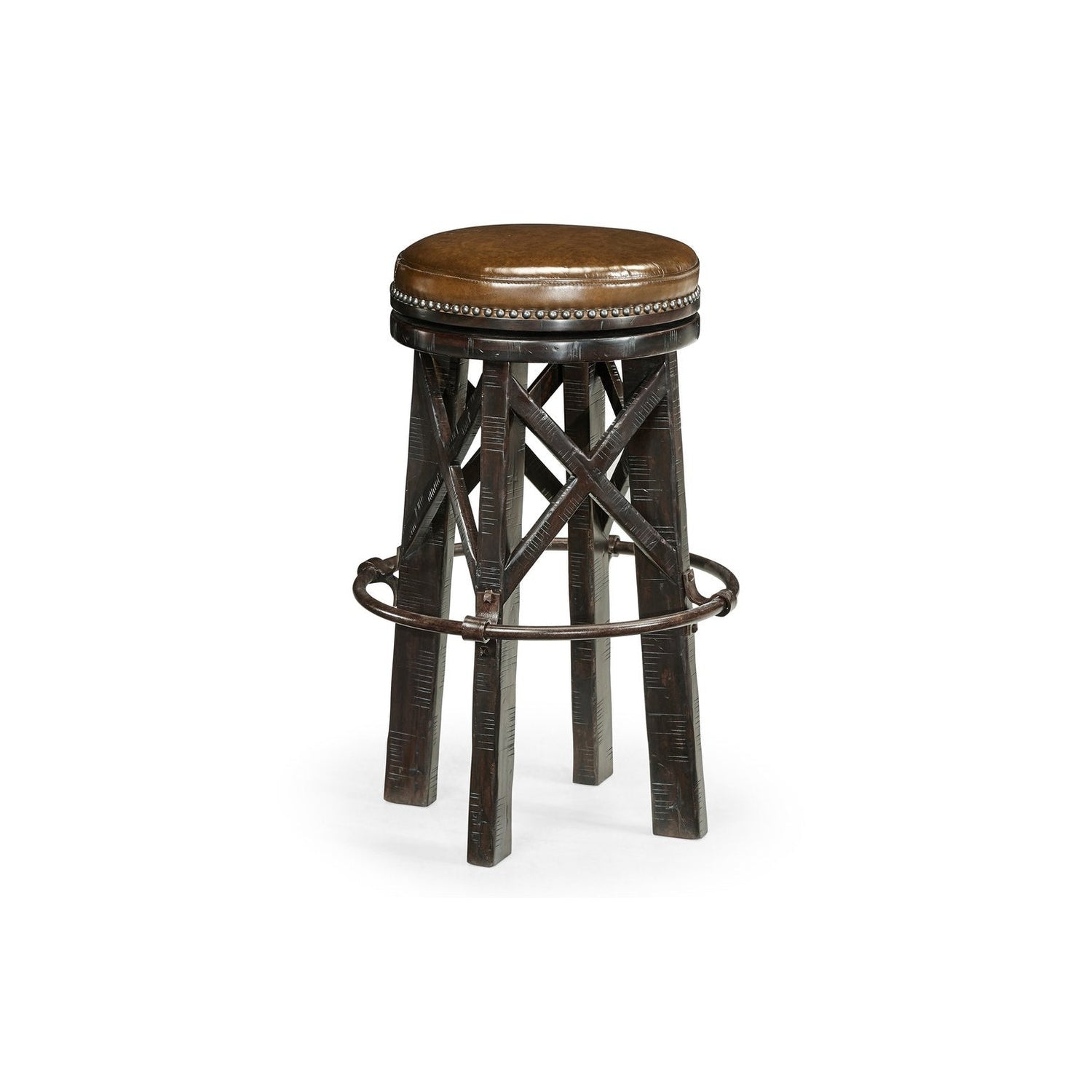 Casual Bar Stool-Jonathan Charles-JCHARLES-491071-PDA-Bar StoolsDark Ale-10-France and Son