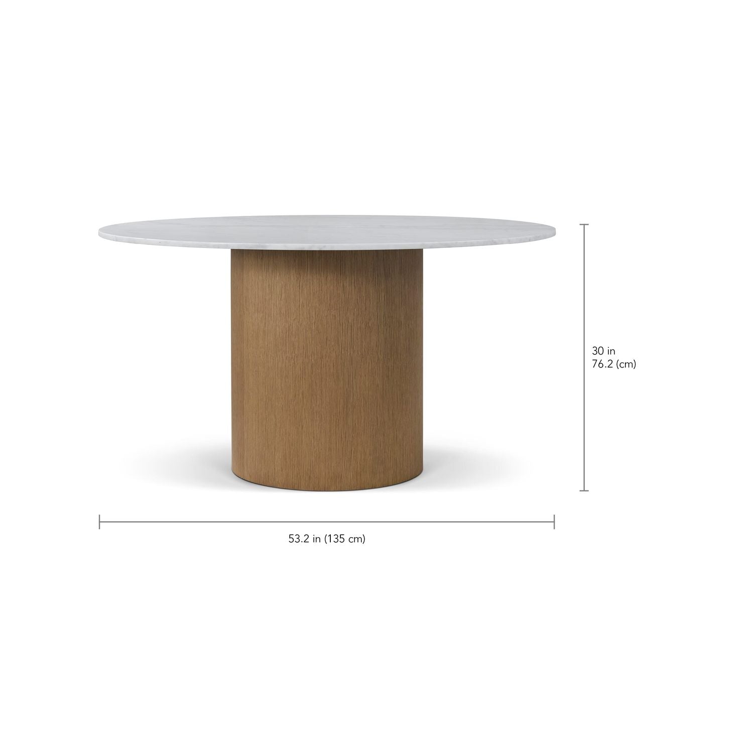 Oslo Quartz Round Dining Table