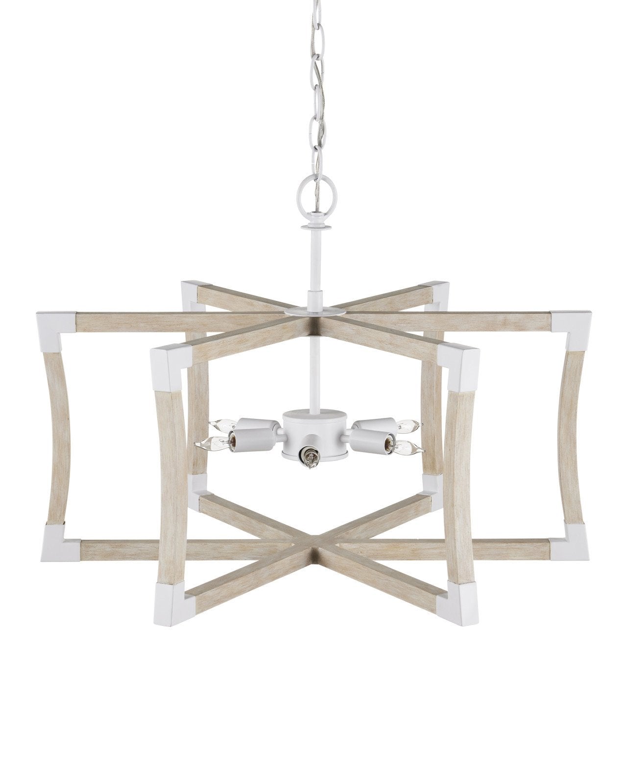 Bastian Small Sandstone Semi-Flush Mount