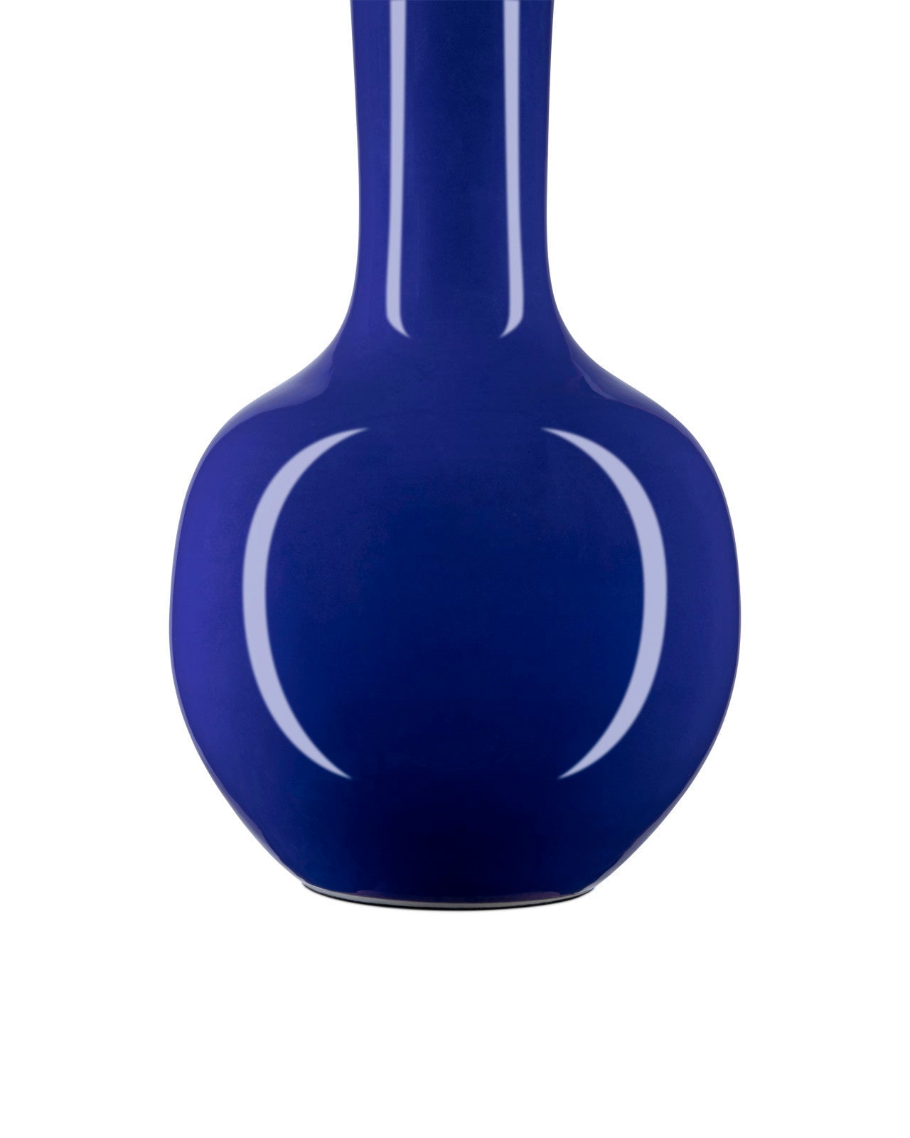 Ocean Blue Long Neck Vase